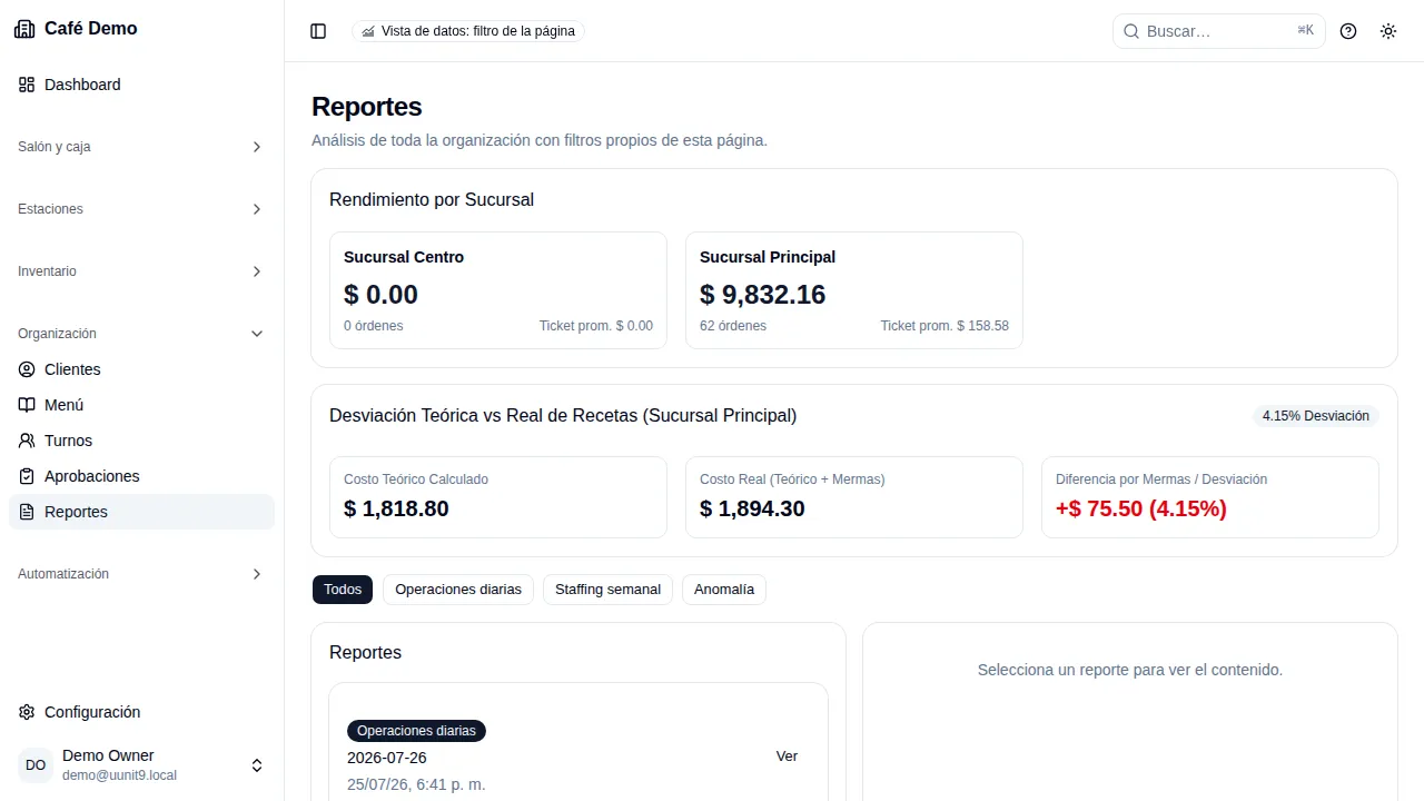 Filtrar Reporte