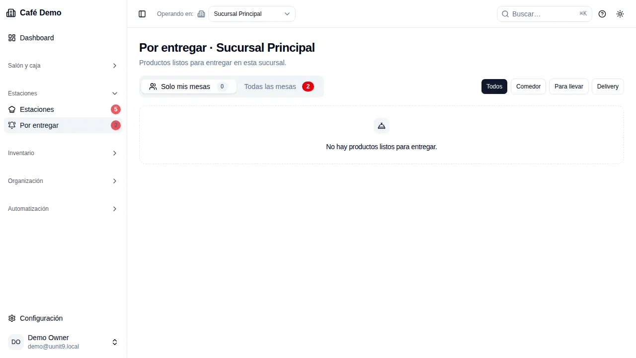 Marcar Por Servir